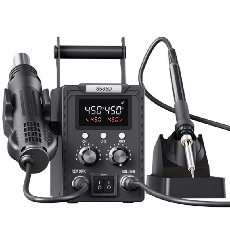 K8586D 2 in 1 Soldering Rework - đánh giá và giá Smd Rework Station Hot Air Soldering 2 In 1