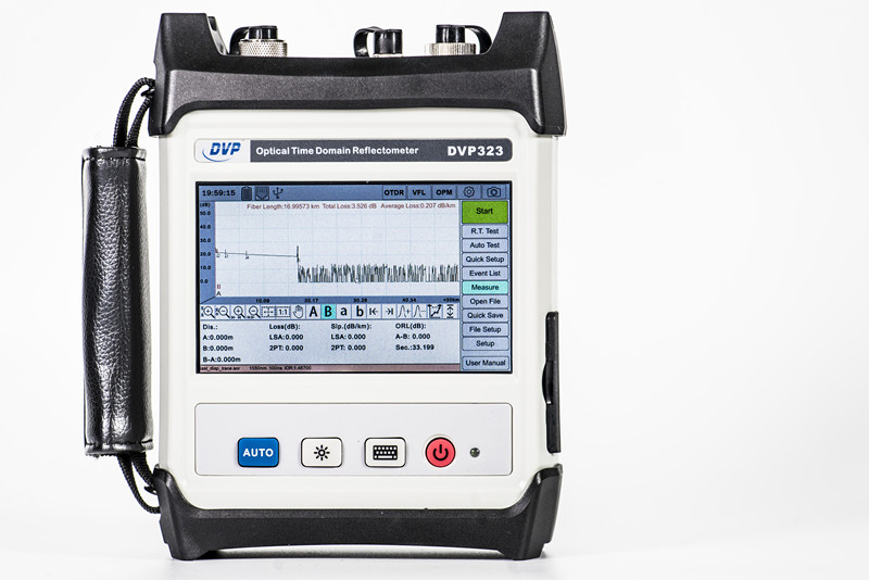 DVP323 1310/1550nm 34/32dB SM  - đánh giá và giá Optical Time Domain Reflectometer Otdr 1310 1550Nm